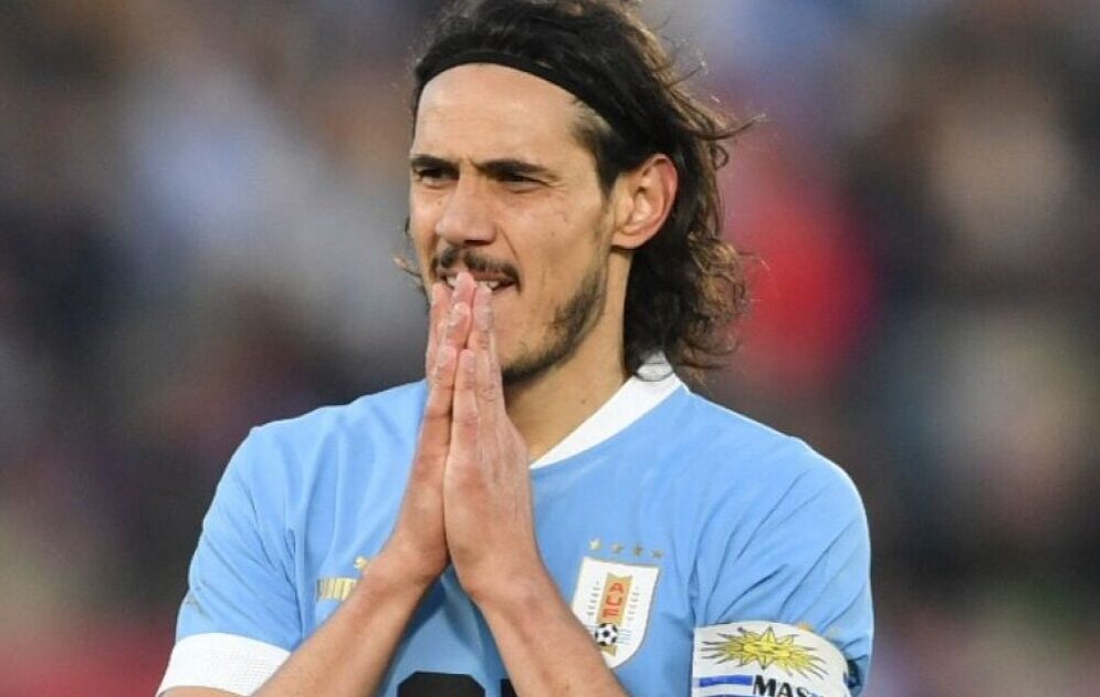 EDINSON CAVANI ANUNCIA SU RETIRO DE LA SELECCIÓN DE URUGUAY PREVIO A LA