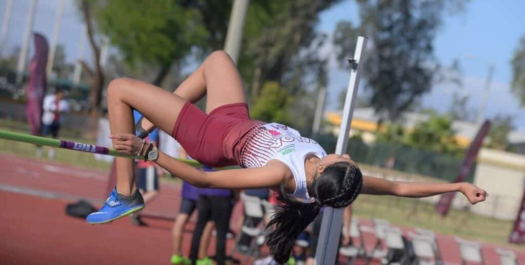 Danna Rodríguez en el salto triple