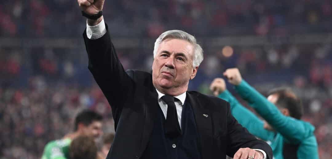 Ancelotti llegó a cuatro títulos de Champions como DT