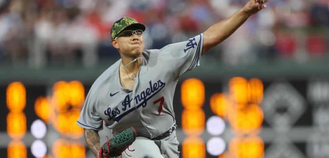 Julio Urías Gana su tercer juego de la temporada 2022