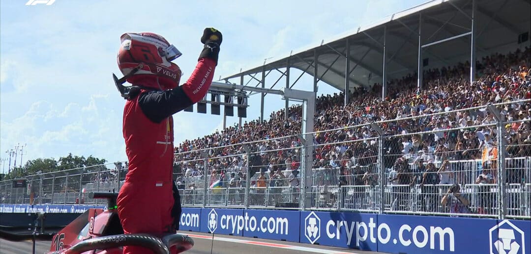 LECLERC POLE POSITION GRAN PRIX MIAMI