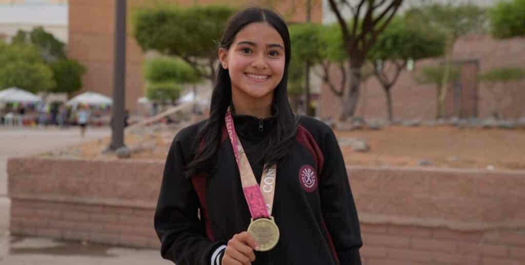 Jennifer Tirado dio oro a Sinaloa en el Atletismo