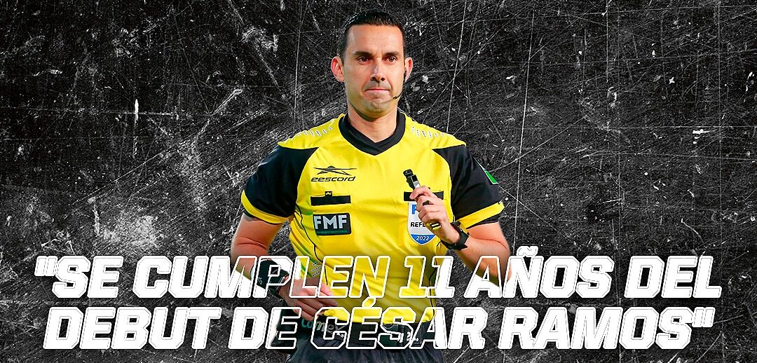 CÉSAR RAMOS CUMPLE 11 AÑOS DE HABER DEBUTADO EN LA LIGA MX