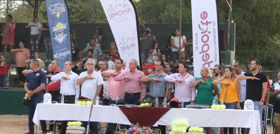 LA LIGA MUNICIPAL DE SOFTBOL DE AHOME QUEDÓ INAUGURADA