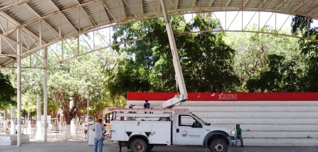 REHABILITAN ESPACIOS DEPORTIVOS EN NAVOLATO