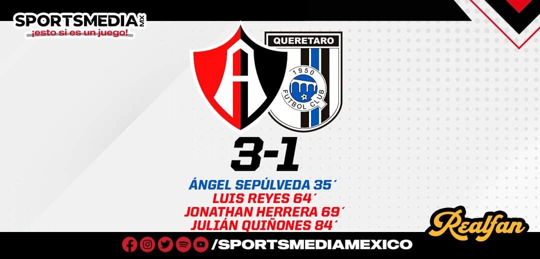 ATLAS VENCIÓ A LOS GALLOS CON GOL SINALOENSE