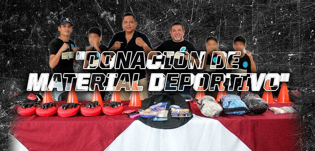 BOXEADORES RECIBEN DOTACIÓN DEPORTIVA