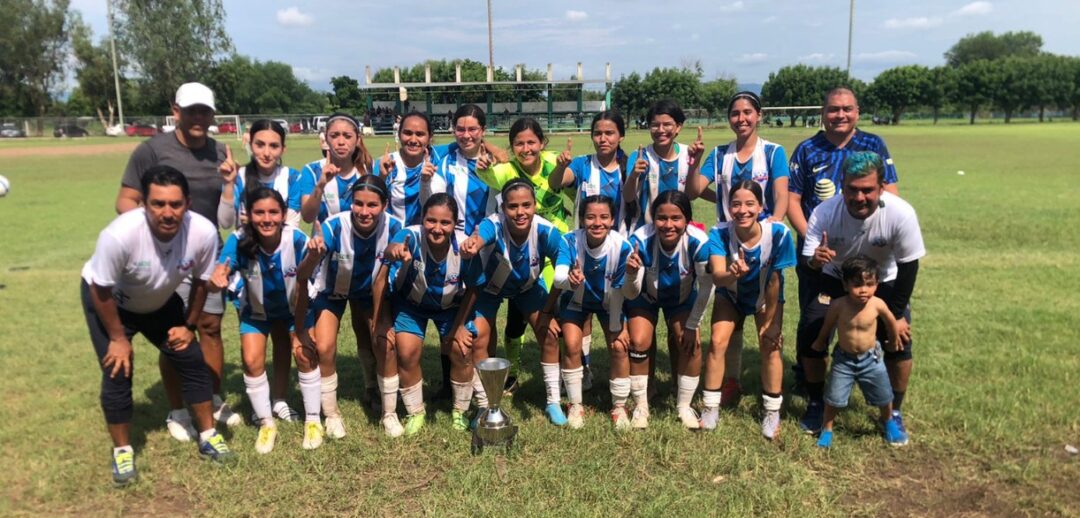 LAS ÁGUILAS SE CORONARON EN EL ESTATAL FEMENIL DE LA COPA TELMEX