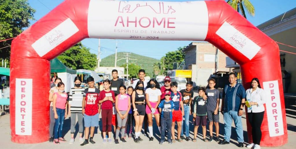 SE REALIZA CARRERA PEDESTRE EN FESTEJOS DE SAN MIGUEL, AHOME