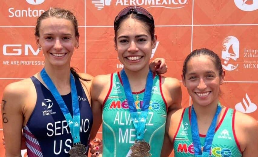 TRIATLETAS MEXICANOS SE PREPARAN PARA PANAMERICANO