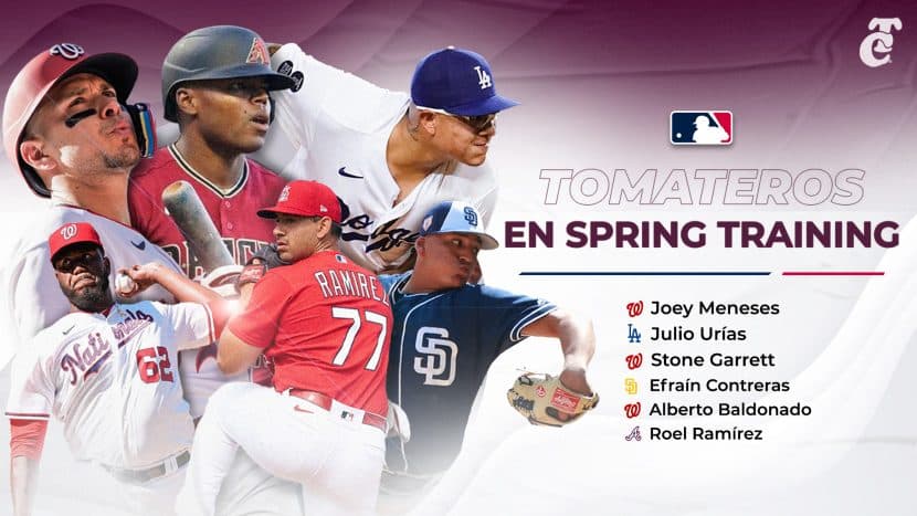 SEIS JUGADORES DE TOMATEROS VAN AL SPRING TRAINING DE MLB