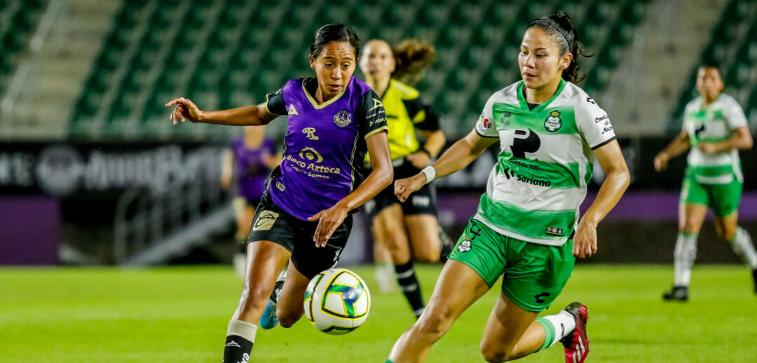 EL MAZATLÁN FC FEMENIL IGUALA CON EL SANTOS