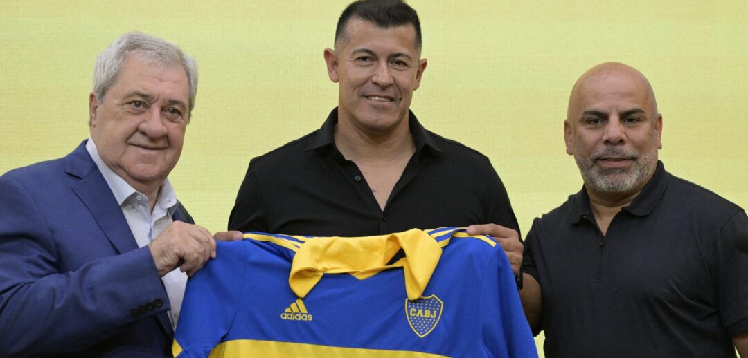 BOCA JRS PRESENTA A JORGE ALMIRÓN COMO NUEVO ENTRENADOR