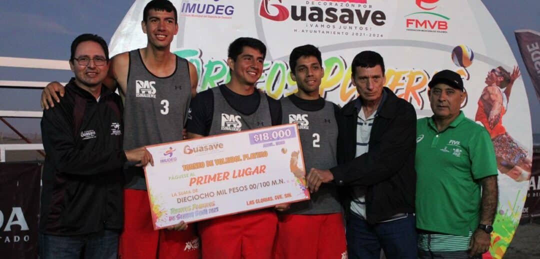 OLÍMPICOS SE LLEVAN EL TORNEO DE VOLEIBOL PLAYERO EN GUASAVE