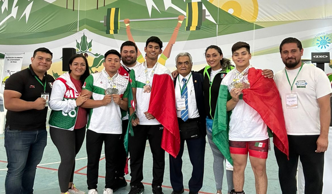 LLEGA MÉXICO A NUEVE MEDALLAS EN PANAMERICANO DE HALTEROFILIA