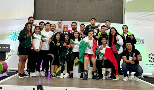 MÉXICO FINALIZA EXITOSA PARTICIPACIÓN EN PANAMERICANO U-20 DE HALTEROFILIA