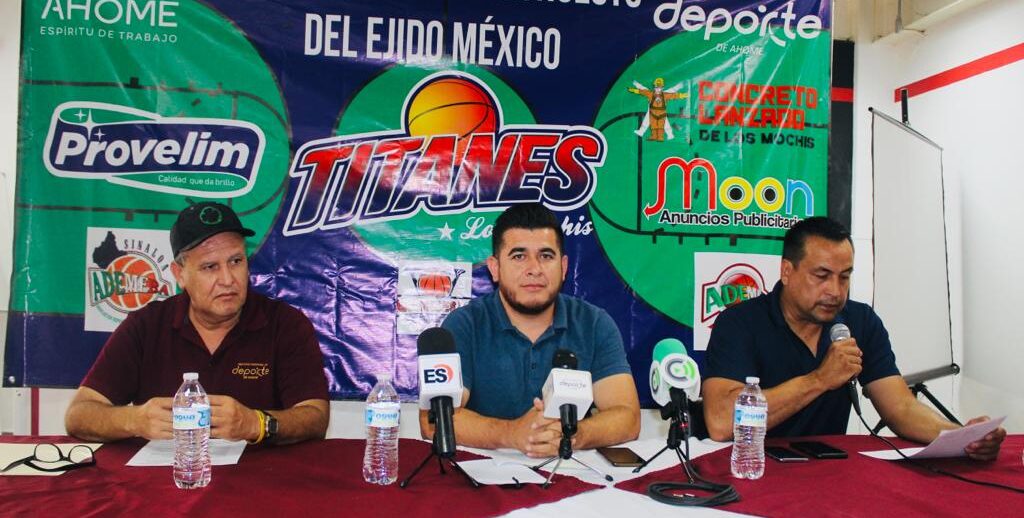 PRESENTAN LA LIGA JUVENIL DE BALONCESTO TITANES DE LOS MOCHIS