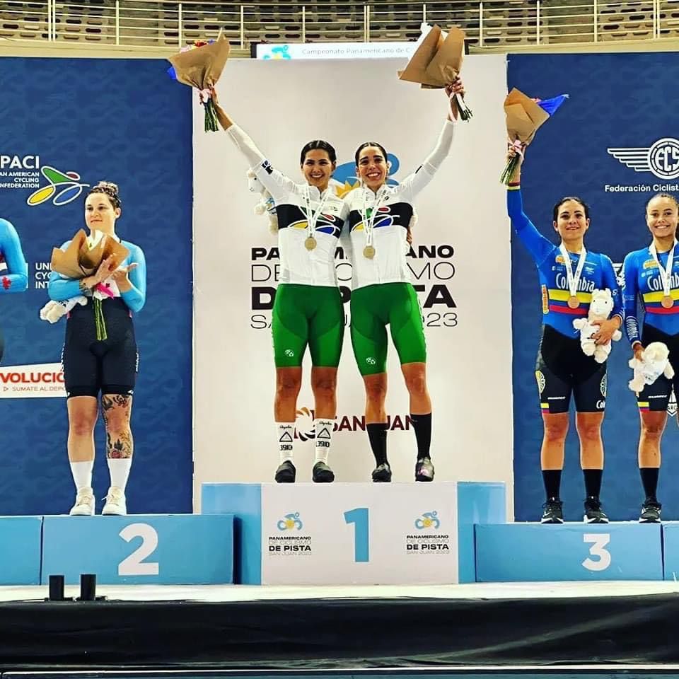 Las mexicanas Gaxiola, Salazar y Verdugo se cuelgan el oro en el campeonato  panamericano de ciclismo