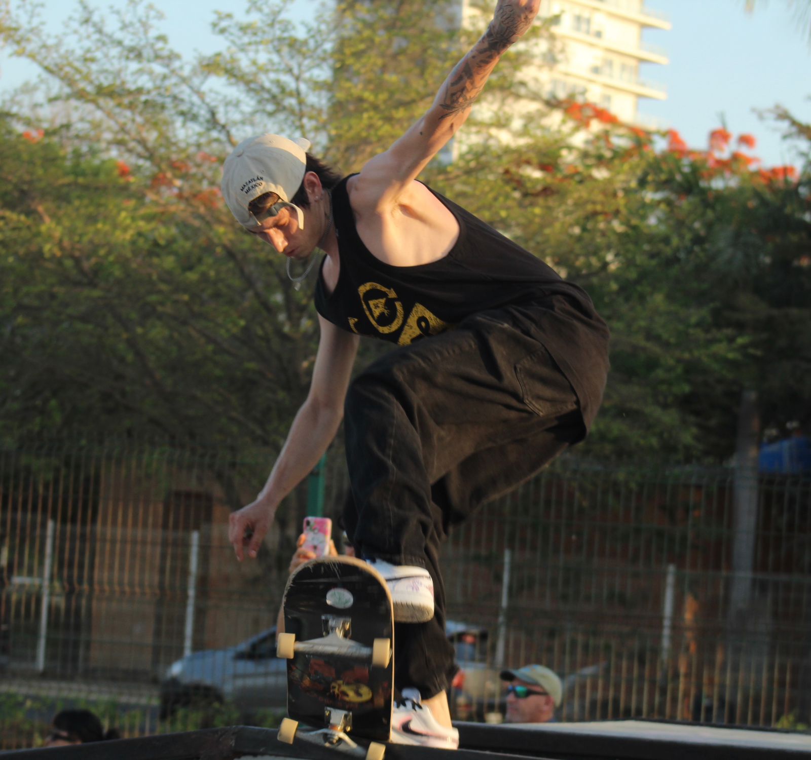 Skateboarding