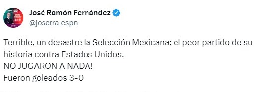 Los periodistas deportivos destrozaron a la Selección Mexicana