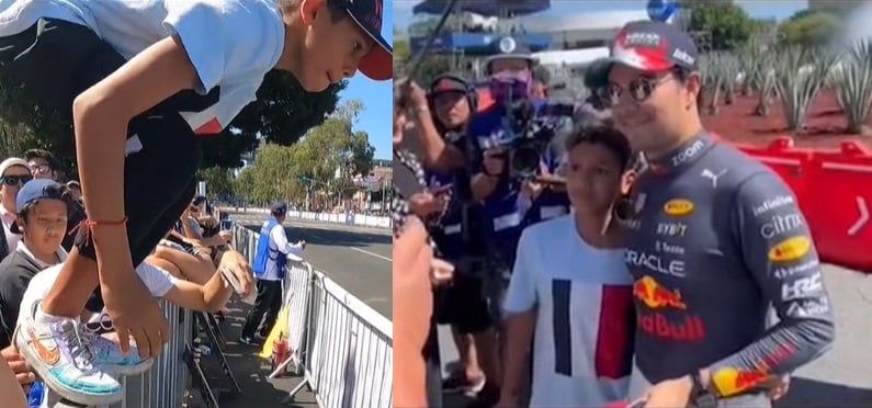 GRAN GESTO DE SERGIO PÉREZ, TRAS EL ACCIDENTE EN LA JORNADA DE PRACTICAS