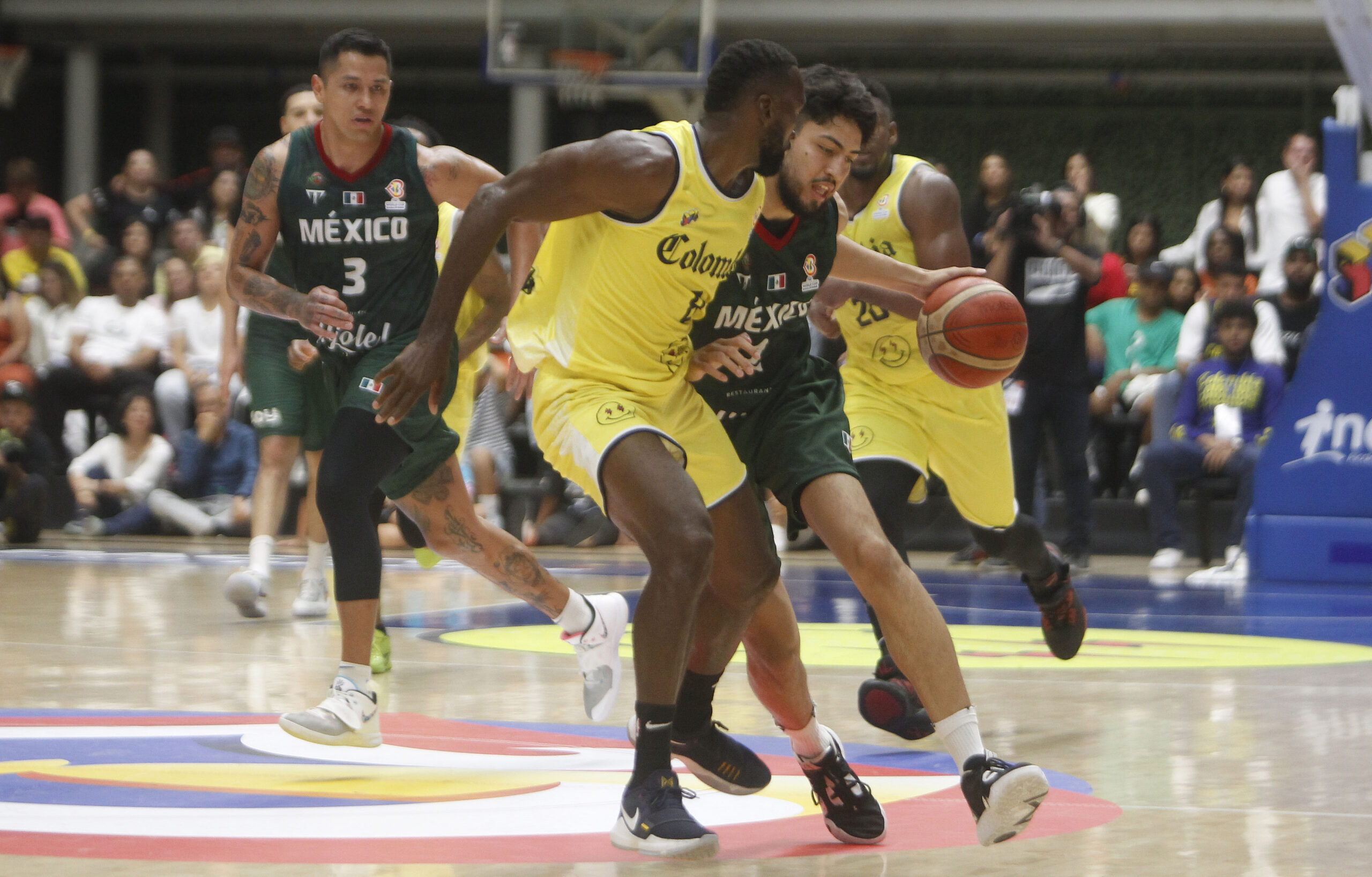 MÉXICO LE PEGA A COLOMBIA CON MIRAS AL MUNDIAL DE BASQUETBOL 2024