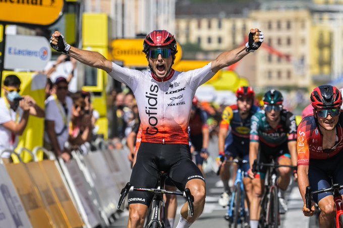 LAFAY SE LLEVA LA SEGUNDA ETAPA DE LA TOUR DE FRANCIA