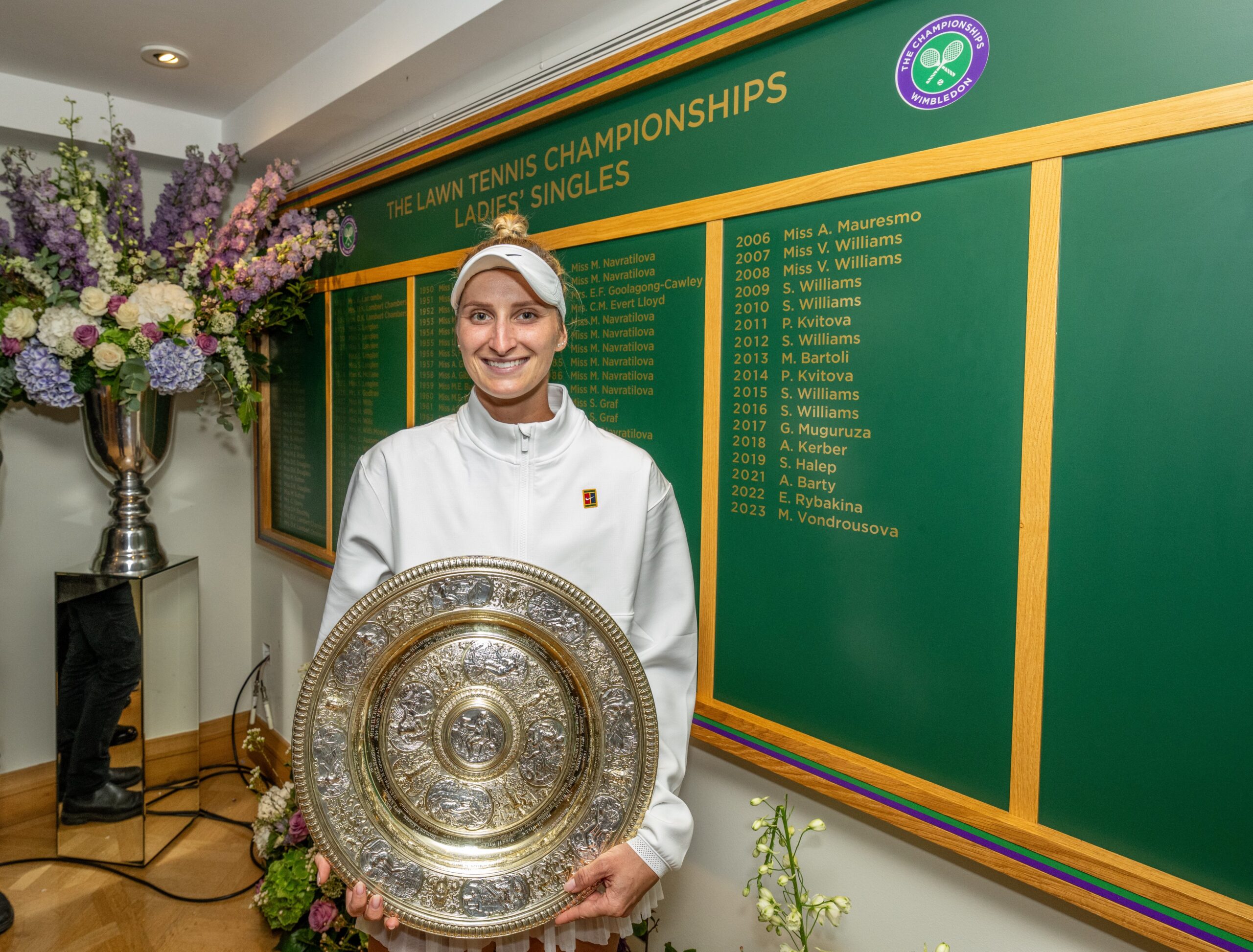 MARKETA VONDROUSOVA SU PRIMER GRAND SLAM