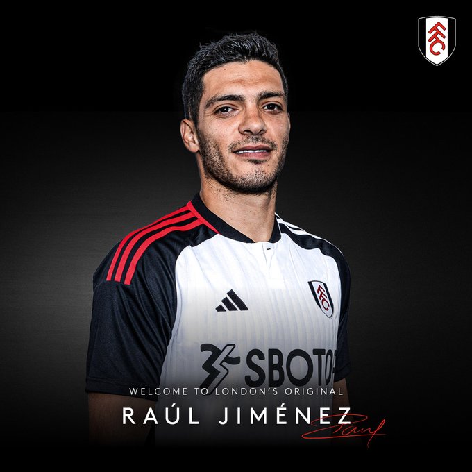 RAUL JIMENEZ ES NUEVO JUGADOR DEL FULHAM DE INGLATERRA