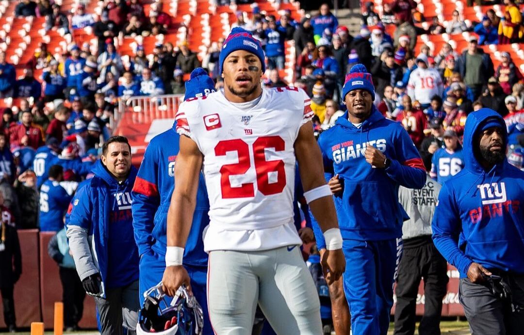 SAQUON BARKLEY SE QUEDA EN LOS GIANTS POR UN AÑO MÁS