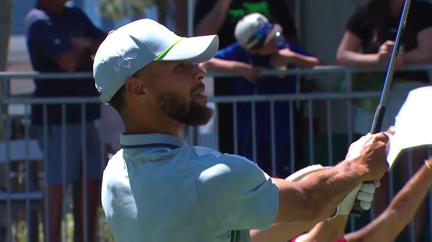 STEPHEN CURRY LOGRÓ UN HOYO EN UNO EN TORNEO DE GOLF