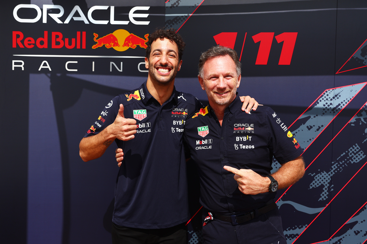 DANIEL RICCIARDO QUIERE EL LUGAR DEL CHECO PÉREZ EN RED BULL