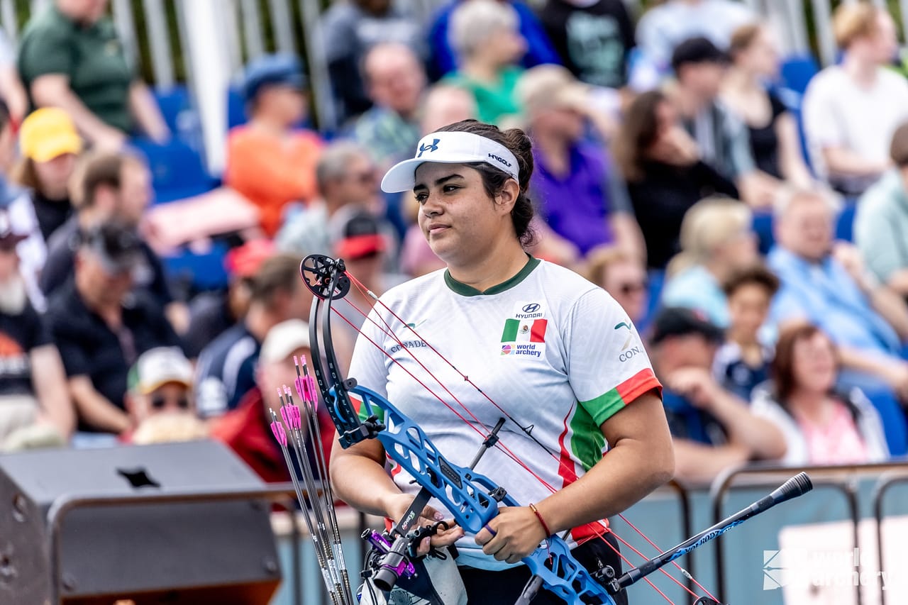 ANDREA BECERRA OBTUVO PLATA EN EL MUNDIAL DE TIRO CON ARCO