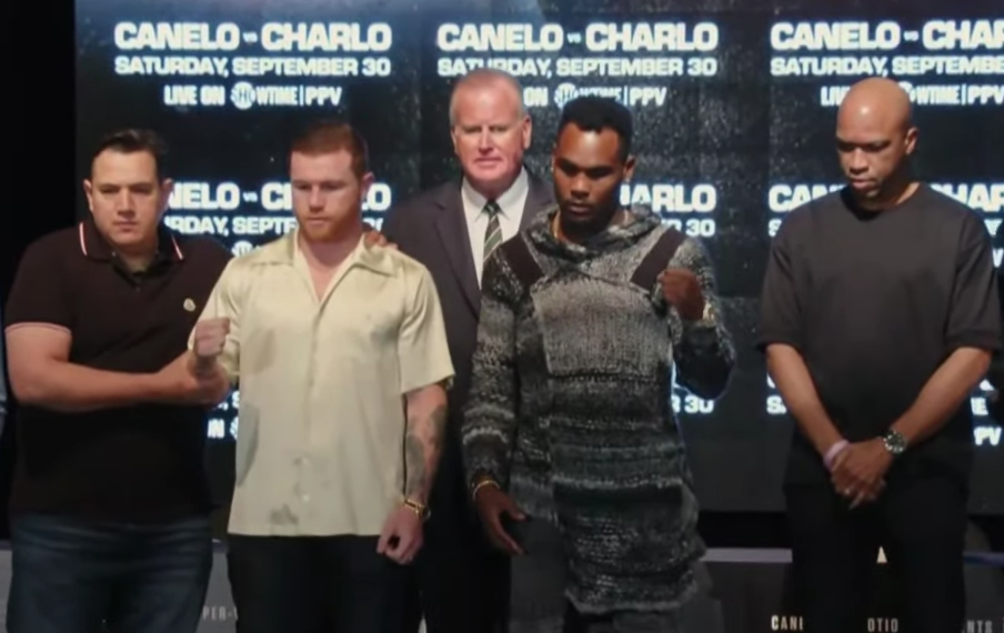 PRIMERA CONFERENCIA DE PRENSA PREVIO A LA PELEA ENTRE 'CANELO' ÁLVAREZ Y JERMELL CHARLO