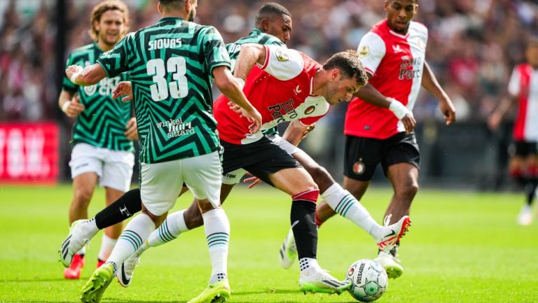 EMPATE PARA EL FEYENOORD DE SANTI GIMENEZ EN EL DEBUT DE LA EREDIVISE