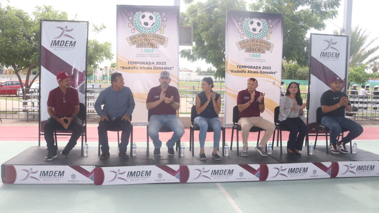 INAUGURACIÓN LIGA DE FUTBOL JUVENIL MAZATLÁN