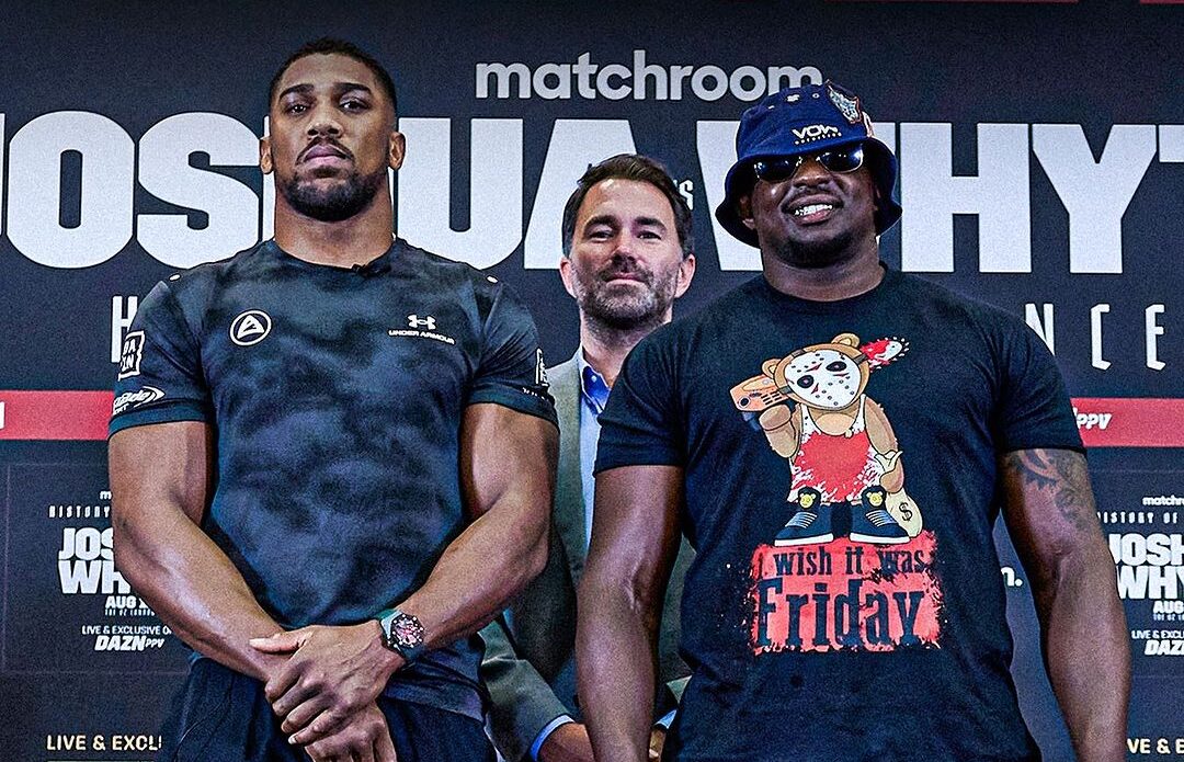 ANTHONY JOSHUA CONTRA DILLIAN WHYTE II FUE CANCELADA