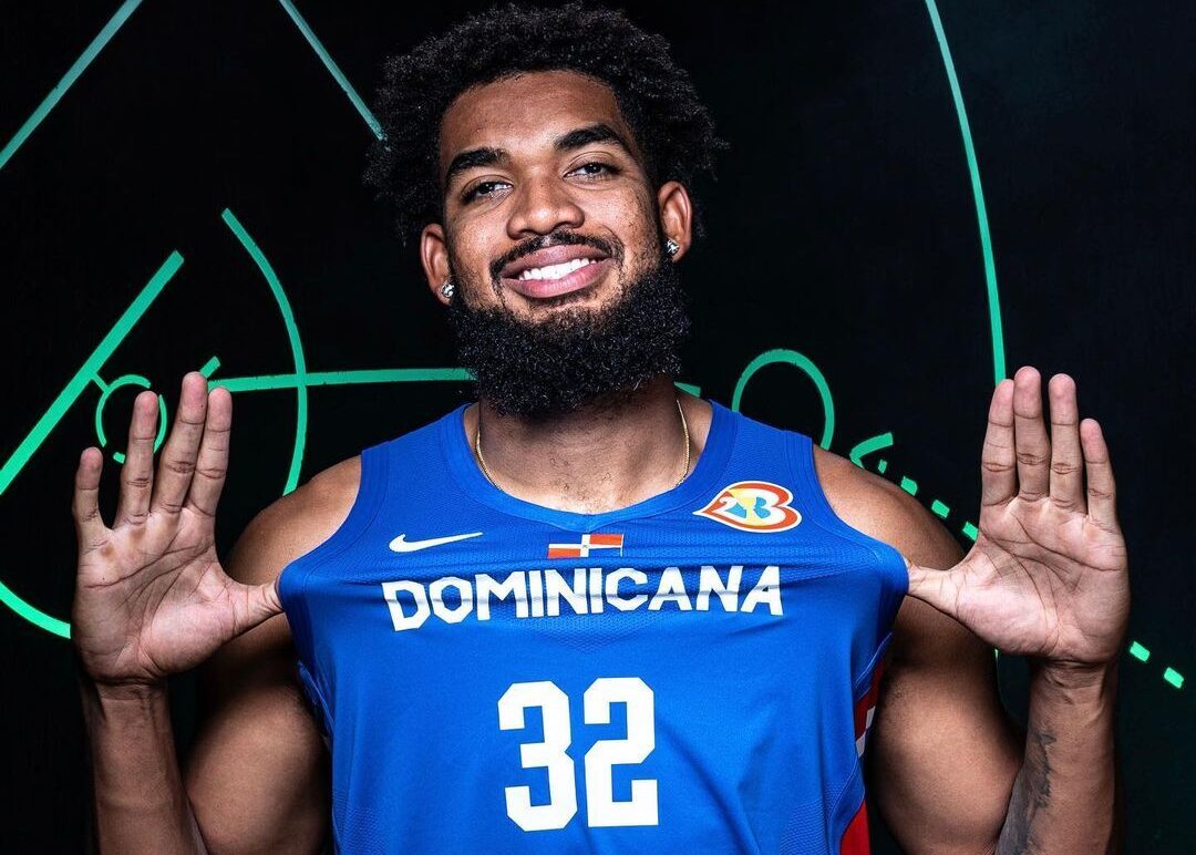 KARL ANTHONY TOWNS, LÍDER DE LA REPÚBLICA DOMINICANA