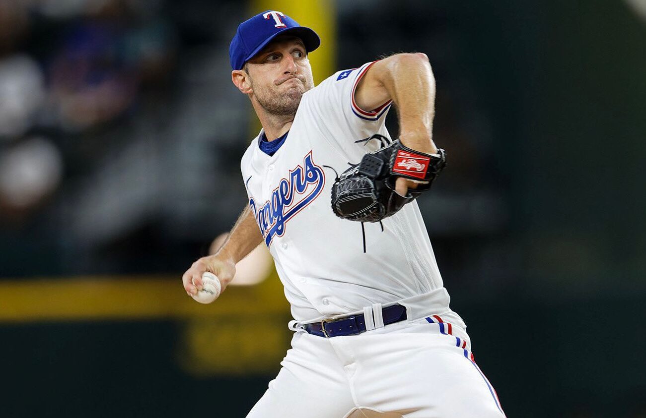 MAX SCHERZER SUMÓ SU PRIMER TRIUNFO CON LOS RANGERS