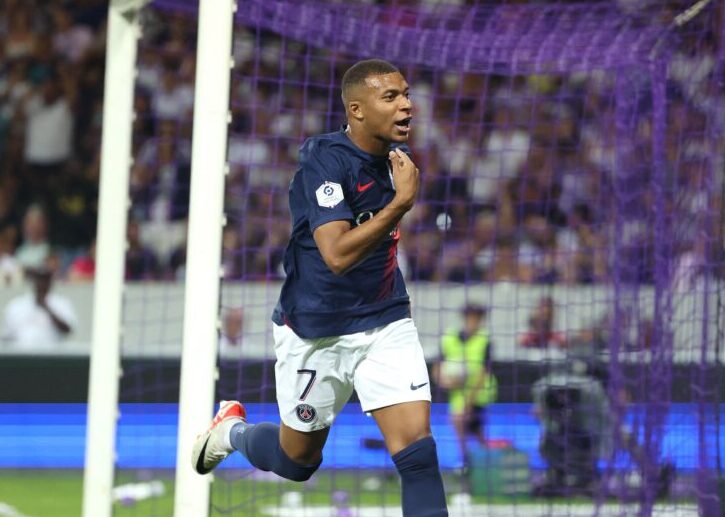 MBAPPÉ REGRESÓ CON GOL EN EL EMPATE DEL PSG ANTE EL TOULOUSE