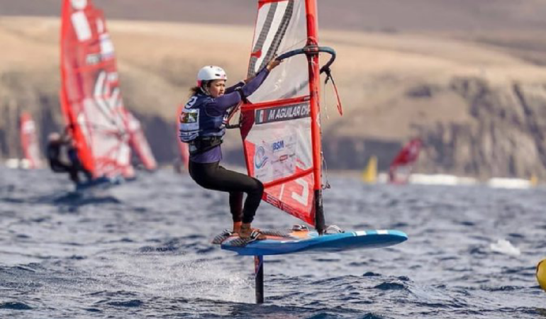 LA VELERISTA MEXICANA VALERIA AGUILAR CONSIGUE SU BOLETO OLIMPICO