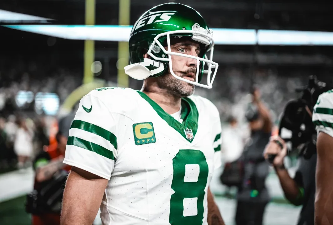 AARON RODGERS, MARISCAL DE CAMPO DE LOS NEW YORK JETS