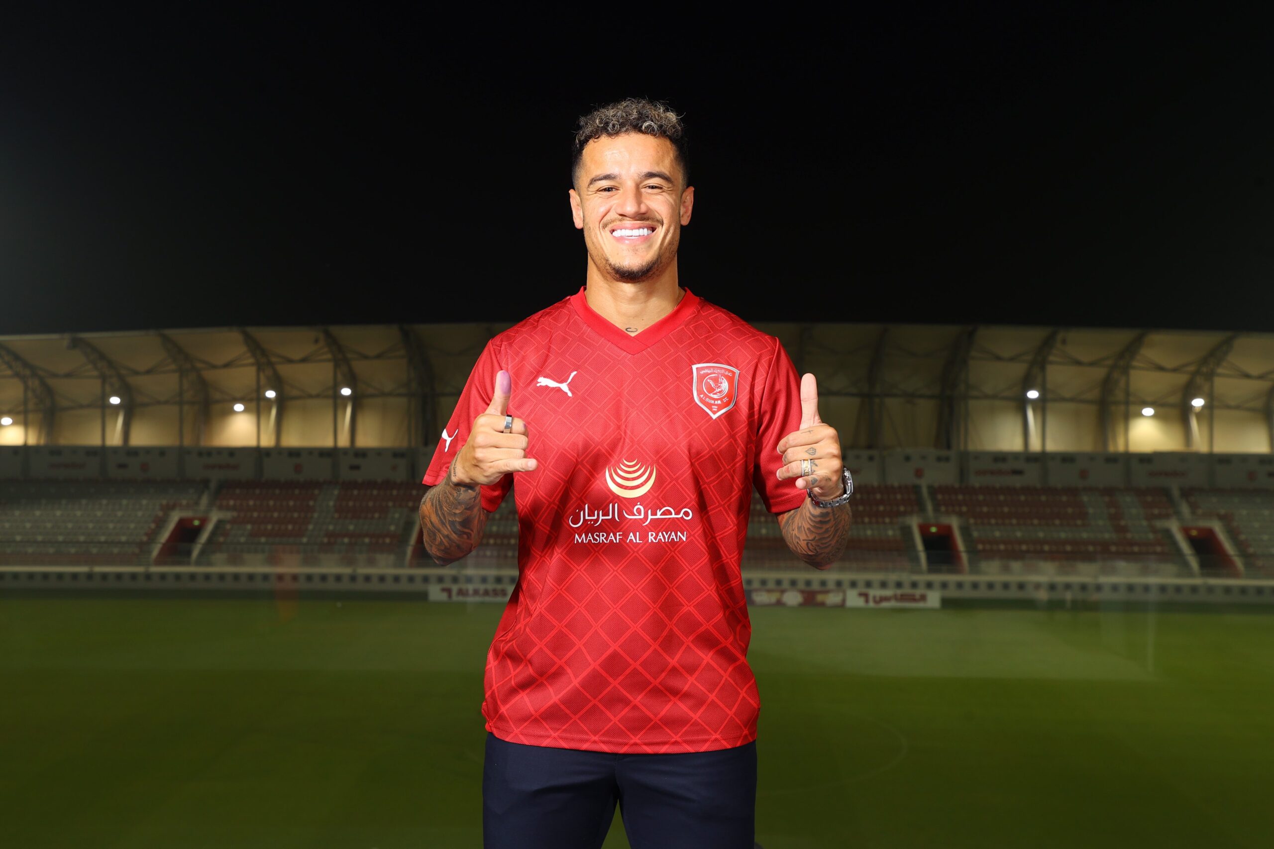 COUTINHO ES PRESENTADO COMO NUEVO JUGADOR DEL FUTBOL QATARÍ