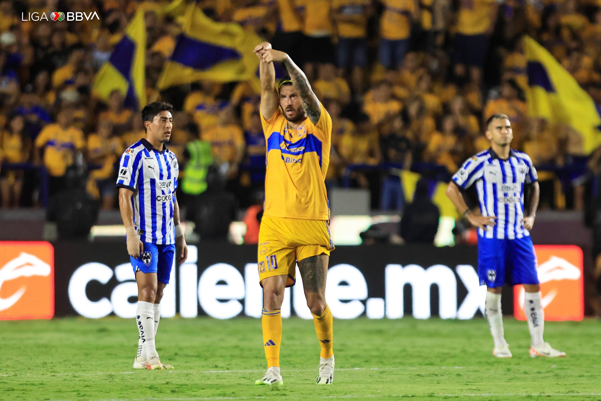 Tigres Vs Rayados. Andre-Pierre Gignac