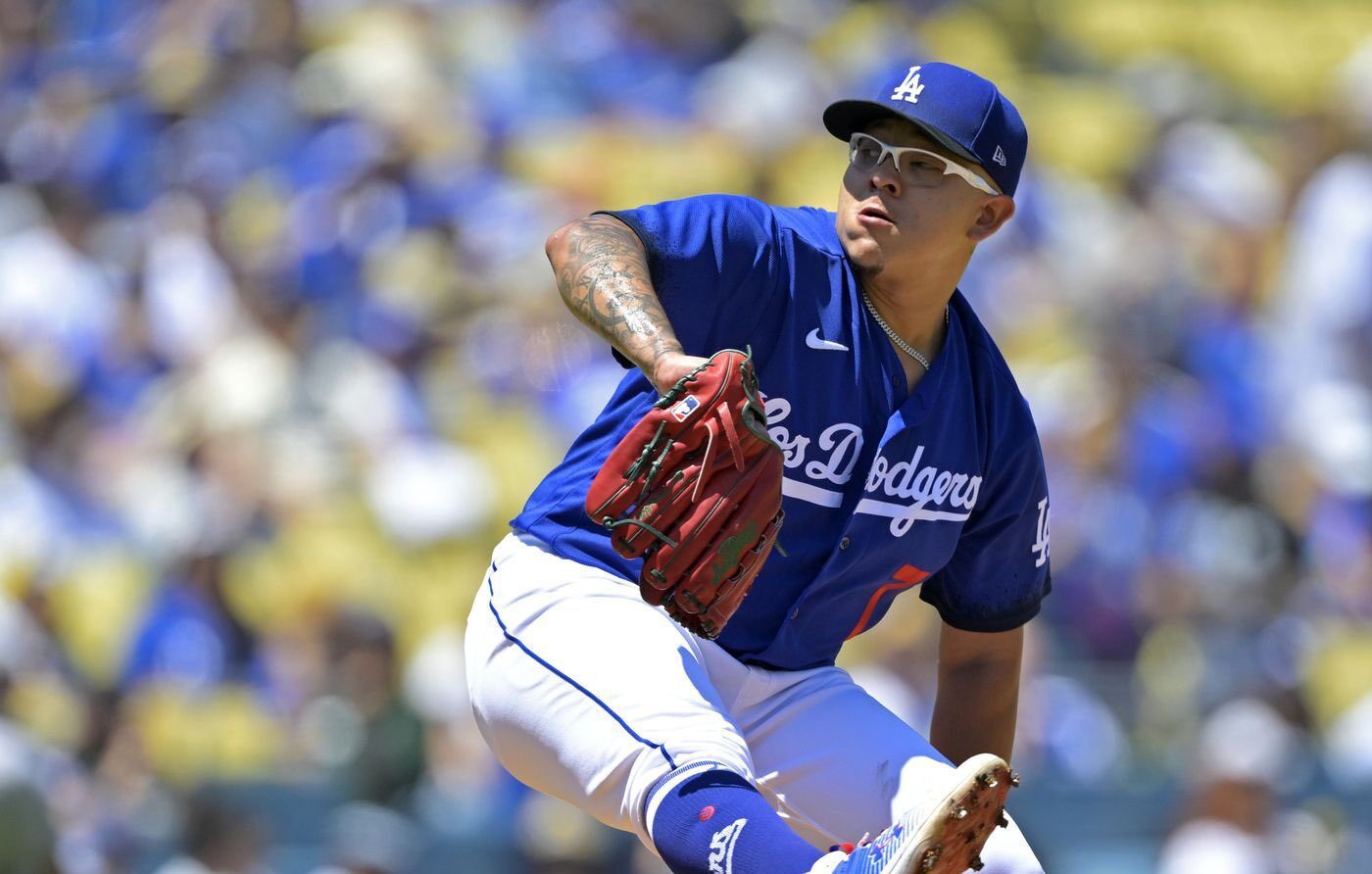 JULIO URÍAS, PITCHER DE LOS DODGERS