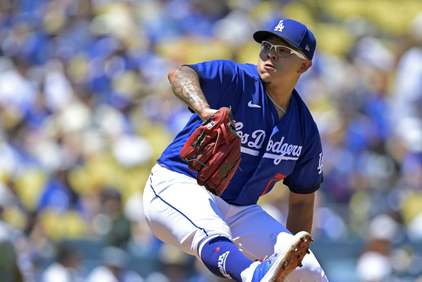 JULIO URÍAS, LANZADOR MEXICANO DE LOS DODGERS