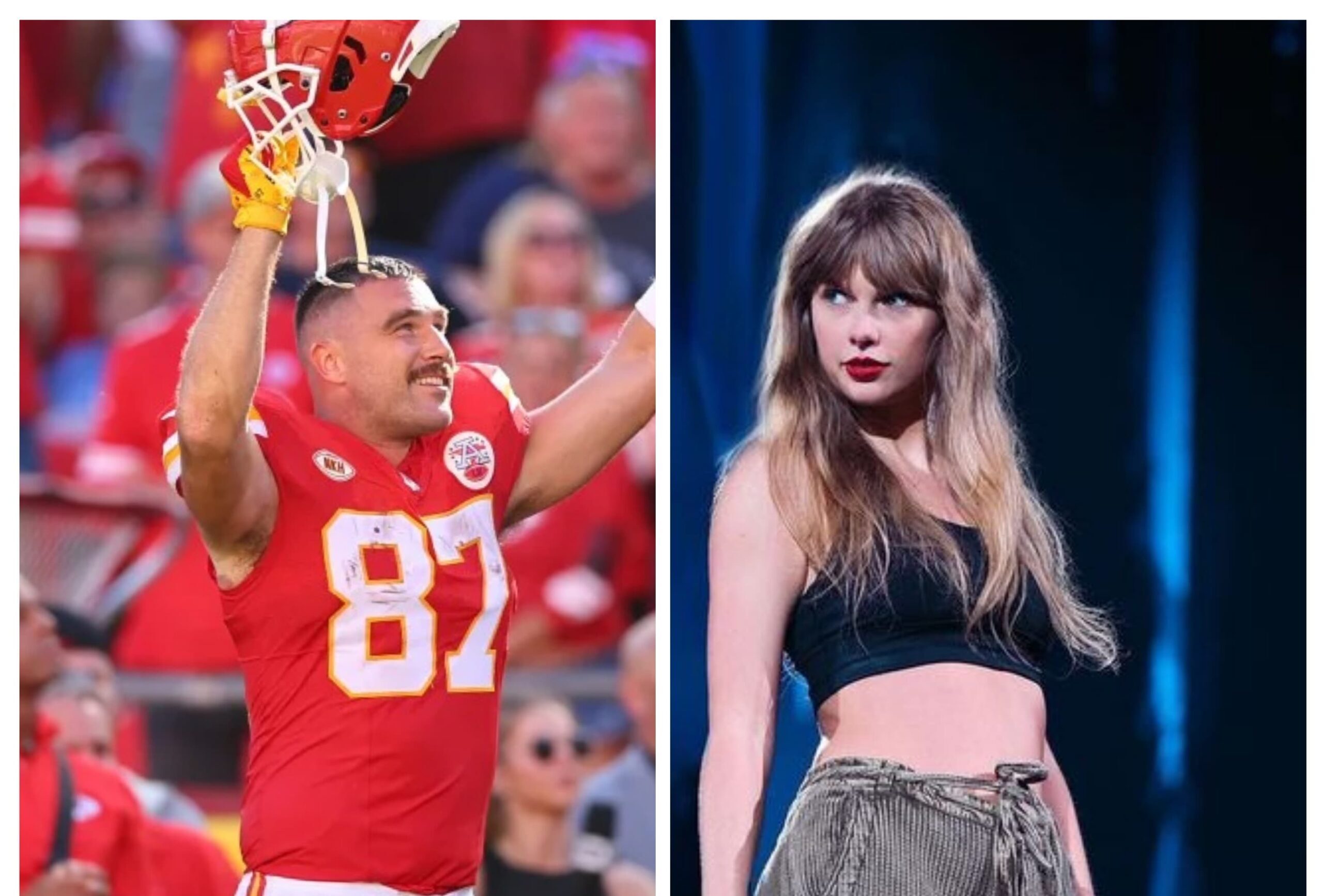 TRAVIS KELCE Y TAYLOR SWIFT