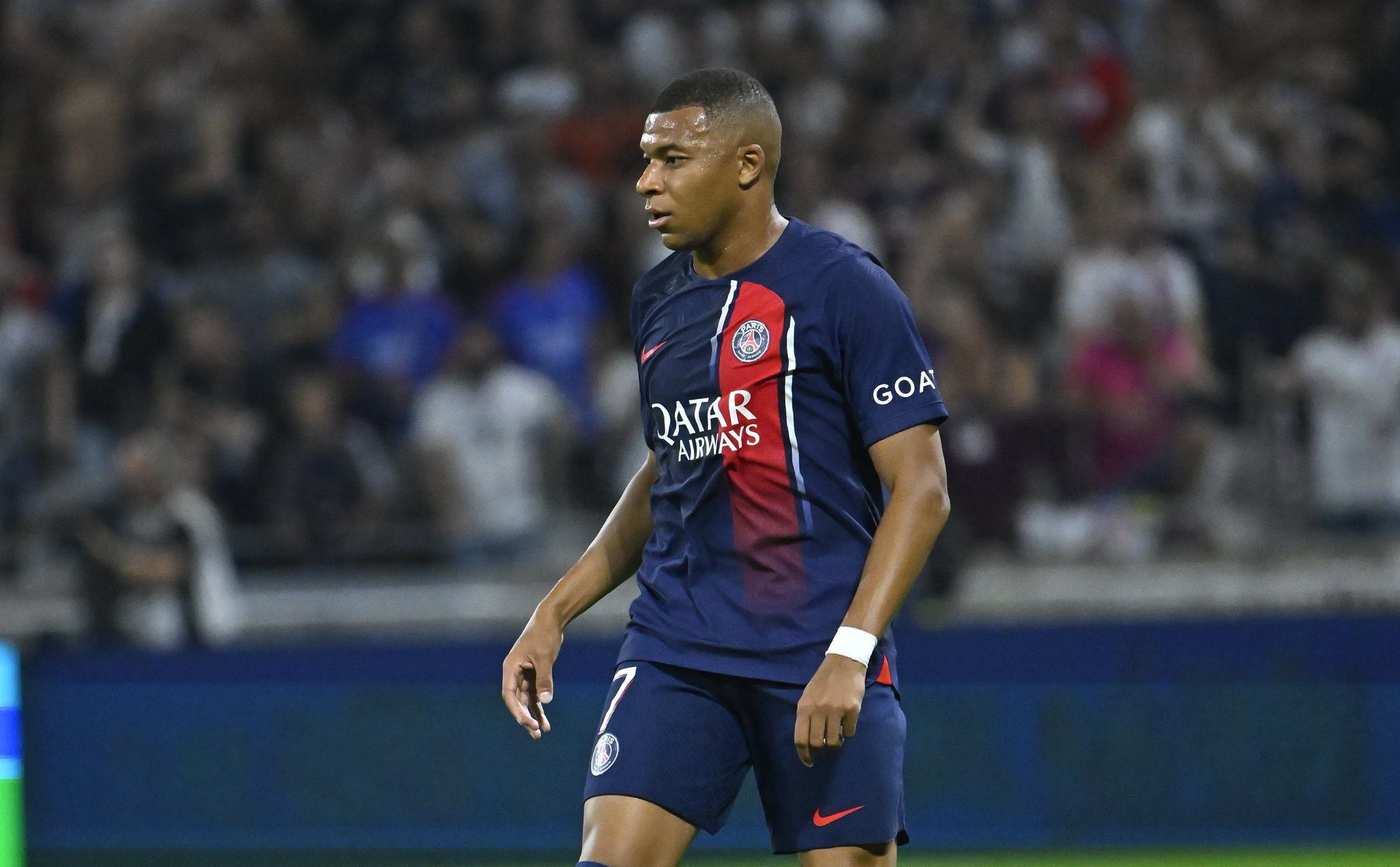 KYLIAN MBBAPÉ DURANTE UN PARTIDO DEL PSG