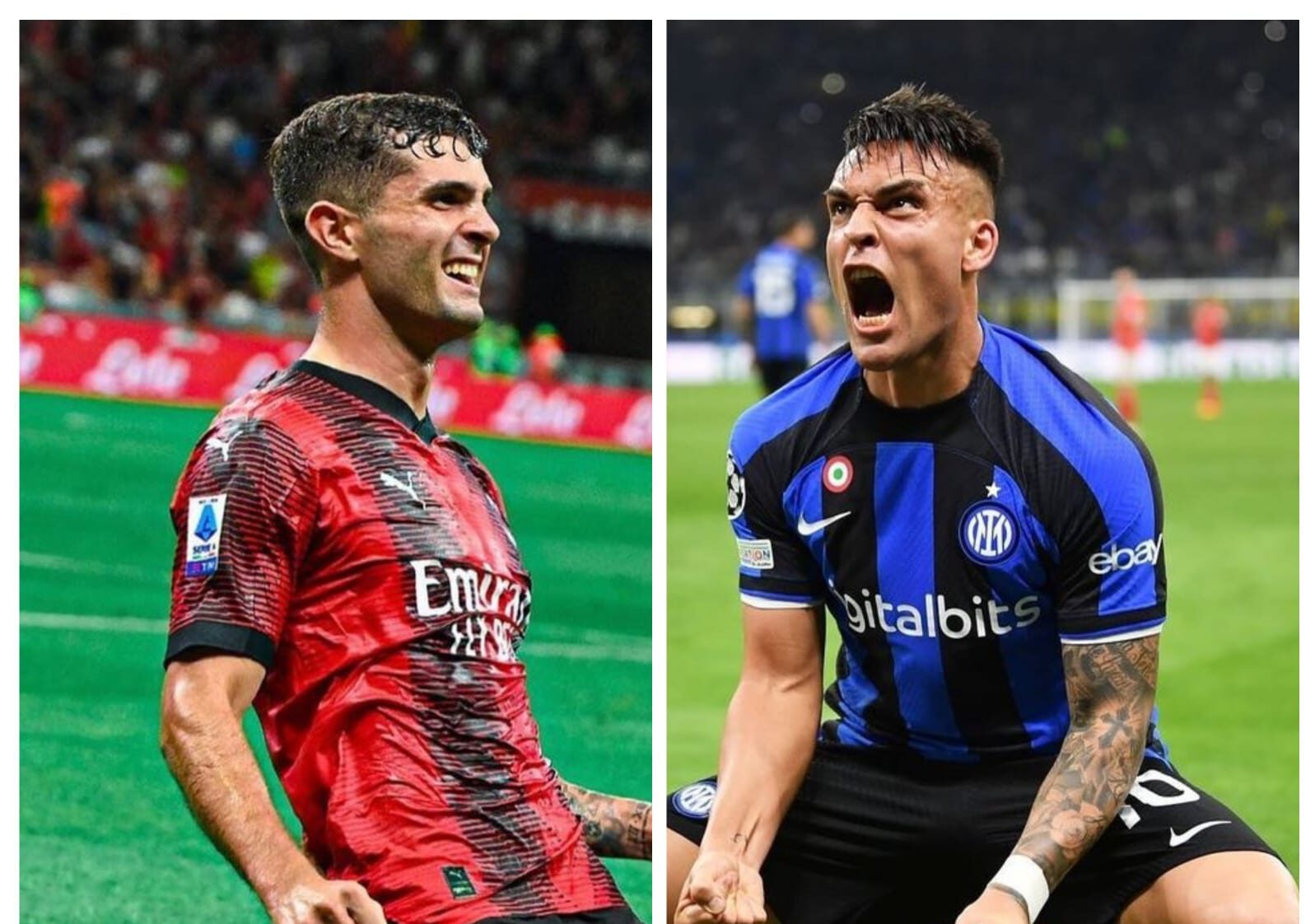 CHRISTIAN PULISIC Y LAUTARO MARTÍNEZ