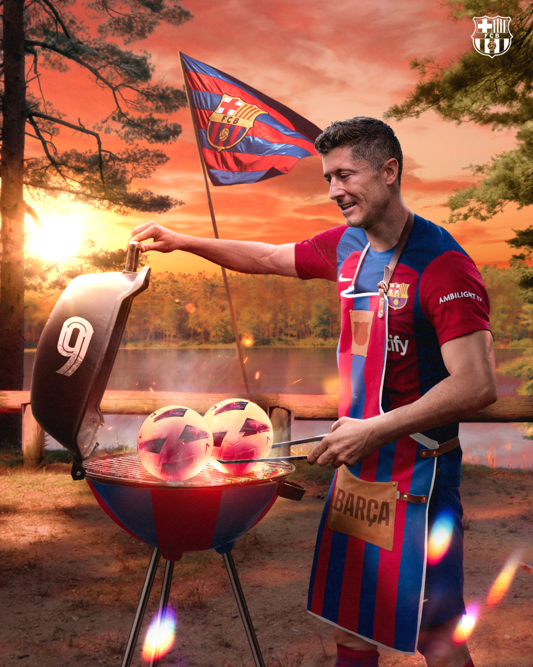 Lewandoski cocinando su doblete